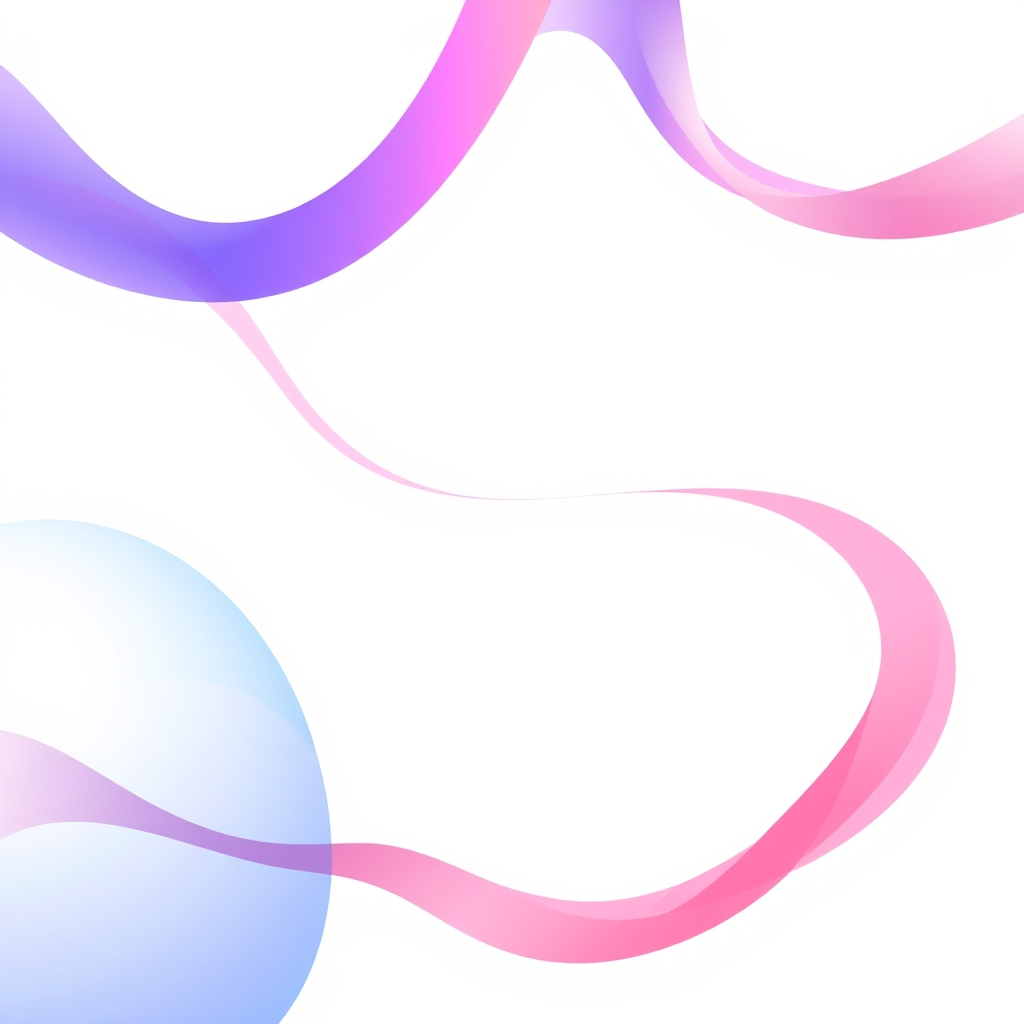 A abstract illustration of a premium website design with clean lines, simple shapes, and a limited color palette.