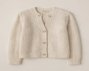 Odette wool cardigan in ivory